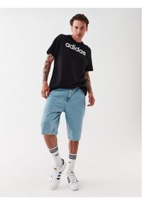 Adidas - adidas T-Shirt Essentials Single Jersey Linear Embroidered Logo T-Shirt IC9274 Czarny Regular Fit. Kolor: czarny. Materiał: bawełna #1