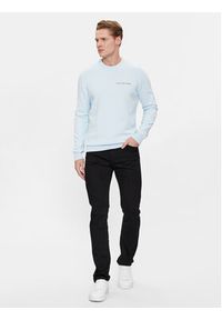 Calvin Klein Jeans Sweter Institutional Essentials Sweater J30J324974 Niebieski Regular Fit. Kolor: niebieski. Materiał: bawełna #3