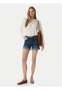 Morgan Bluzka 261-TJOUR Biały Regular Fit. Kolor: biały. Materiał: syntetyk #3