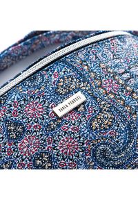 PAOLO PERUZZI - Skórzana saszetka nerka damska Paolo Peruzzi Z-15-K. Kolor: niebieski. Materiał: skórzane #1