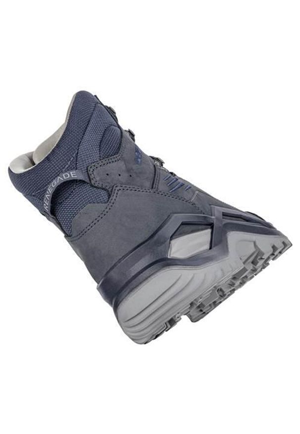 Buty trekkingowe męskie Lowa Renegade Evo Ll Mid. Wysokość cholewki: za kostkę. Kolor: szary. Materiał: skóra, tkanina. Szerokość cholewki: normalna