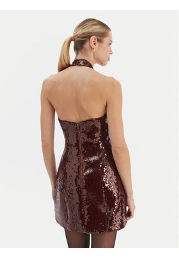 BARDOT - Bardot Sukienka koktajlowa Nevelle 59857DB2 Bordowy Slim Fit. Kolor: czerwony. Materiał: syntetyk. Styl: wizytowy