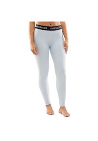 SIROKO - Damskie legginsy termoaktywne Sporty zimowe Siroko Meiho-W. Kolor: niebieski. Sezon: zima #1