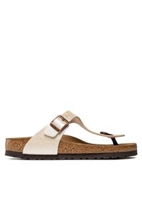 Birkenstock Japonki Gizeh Bs 943873 Biały. Kolor: biały. Materiał: skóra