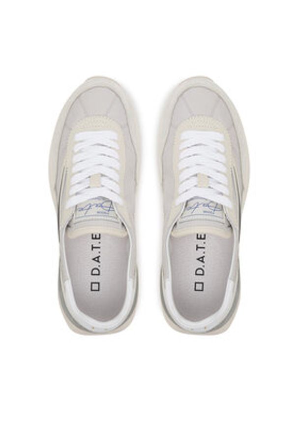 D.A.T.E. Sneakersy Athleta W421-AT-NY Szary. Kolor: szary. Materiał: zamsz, skóra