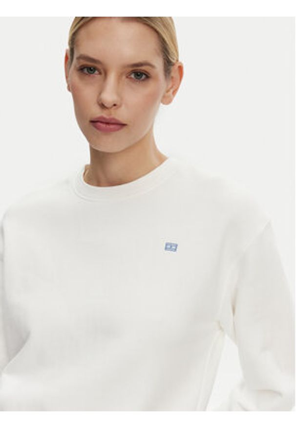 TOMMY HILFIGER - Tommy Hilfiger Bluza WW0WW45980 Écru Regular Fit. Materiał: bawełna