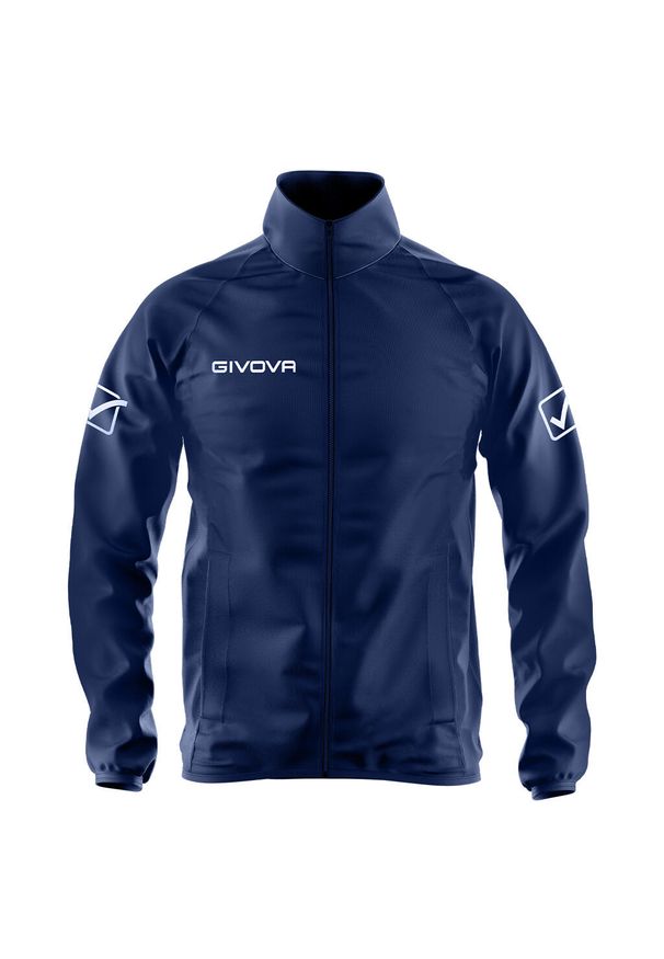 Givova Basico 3xl Sportjack - Oddychający i lekki. Kolor: niebieski. Sport: piłka nożna