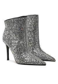 Steve Madden Botki Sentinel-R SM11003450 Srebrny. Kolor: srebrny. Materiał: materiał #2