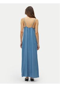 Vero Moda Sukienka letnia Harper 10283677 Niebieski Loose Fit. Kolor: niebieski. Materiał: lyocell. Sezon: lato #3