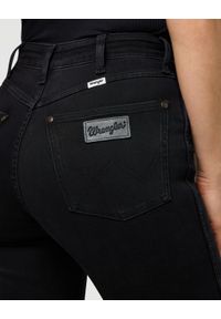 Wrangler - DAMSKIE SPODNIE WRANGLER STRAIGHT NEBULA BLACK 112371749 #3