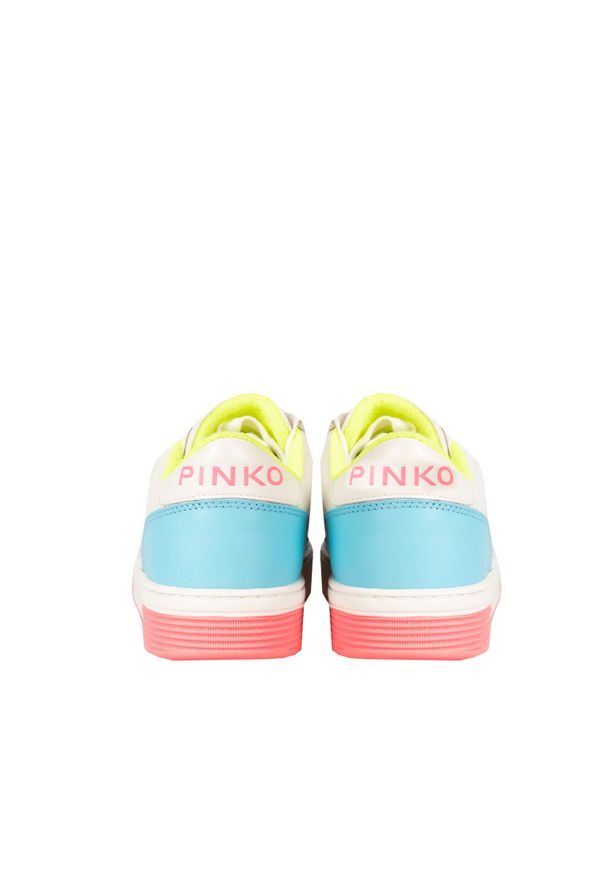 Pinko Sneakersy "Rayen" | 101465 A0YR | Kobieta | Biały. Okazja: na co dzień. Nosek buta: okrągły. Kolor: biały. Wzór: nadruk