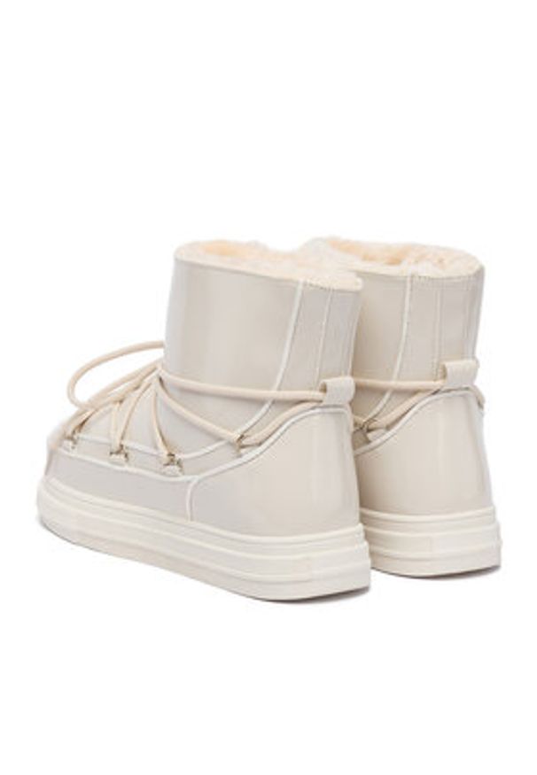 DeeZee Śniegowce DZN-026 Écru. Materiał: materiał