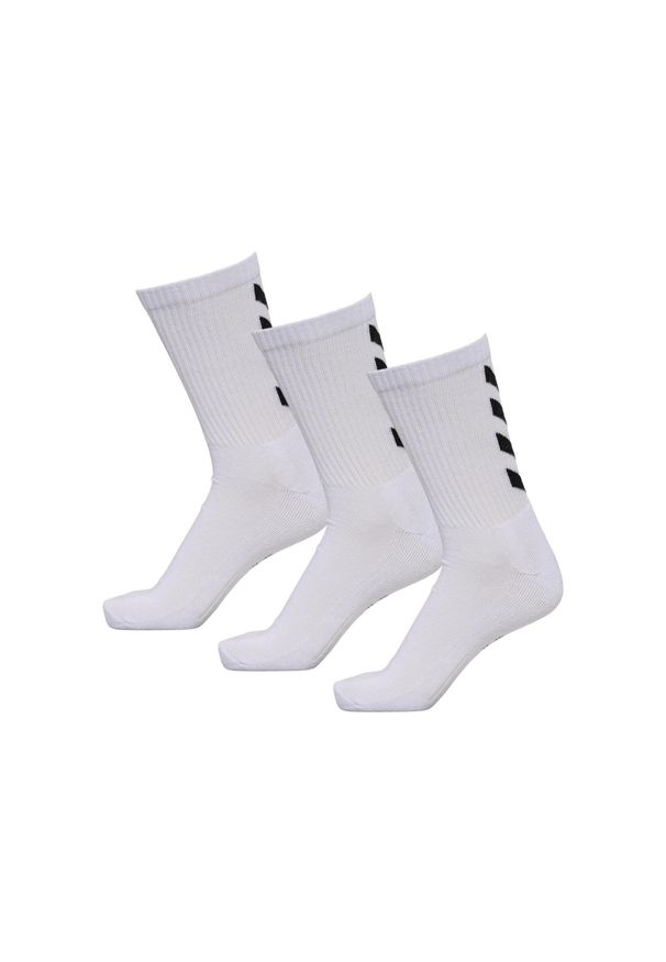 Zestaw skarpet sportowych dla dorosłych Hummel Fundamental 3-Pack Sock. Kolor: biały. Sport: piłka nożna