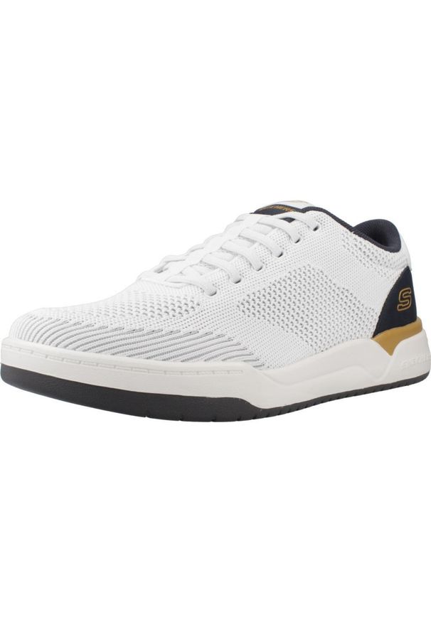 skechers - Buty SKECHERS 210793S Biały. Kolor: biały. Materiał: materiał, syntetyk, tkanina, guma