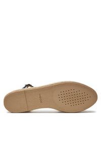 Geox Espadryle D45V0B 02243 C4B6N Granatowy. Kolor: niebieski. Materiał: skóra