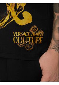 Versace Jeans Couture T-Shirt 76GAH6SW Czarny Regular Fit. Kolor: czarny. Materiał: bawełna #5