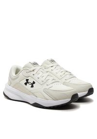 Under Armour Sneakersy UA Edge 3028375 Beżowy. Kolor: beżowy. Materiał: skóra #4