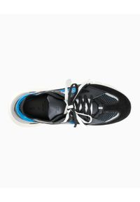 BUSCEMI - Czarne sneakersy Veloce 2. Kolor: czarny. Materiał: guma, materiał. Wzór: aplikacja #5