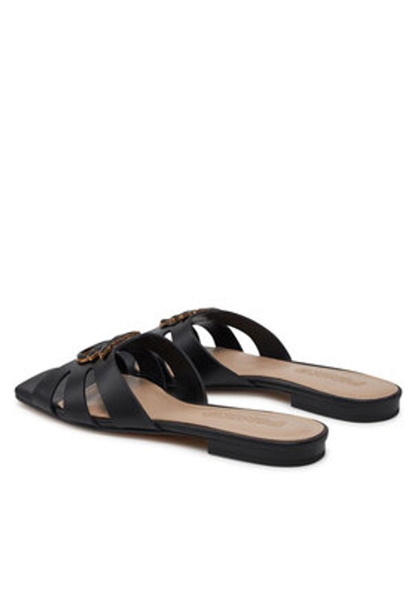 Pinko - PINKO Klapki Marli 09 SD0313P003 Czarny. Kolor: czarny. Materiał: skóra