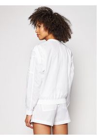 Champion Bluza 112989 Biały Oversize. Kolor: biały. Materiał: syntetyk