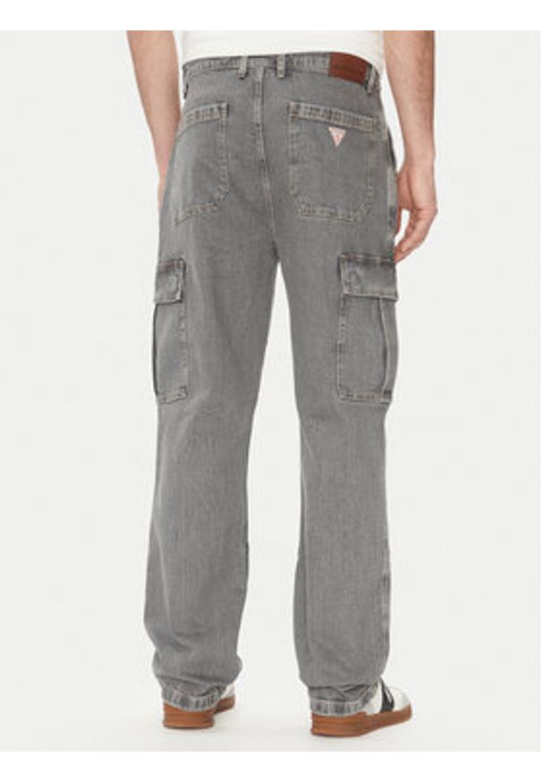 Guess Jeans Jeansy M5GA88D5LW2 Szary Relaxed Fit. Kolor: szary