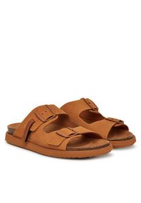 D.Franklin Klapki DFSH407001 Brązowy. Kolor: brązowy. Materiał: zamsz, skóra #6