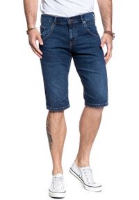 Mustang - SPODENKI MUSTANG Hampton Bermuda 1005418 5000 882. Materiał: jeans