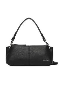 Calvin Klein Torebka Slouchy Leather Small Conv Bag LV04F3659G Czarny. Kolor: czarny. Materiał: skórzane #6