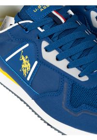 U.S. Polo Assn. Sneakersy "Nobil004" | Nobil004 | Mężczyzna | Niebieski. Kolor: niebieski. Materiał: skóra ekologiczna, materiał. Wzór: aplikacja, nadruk #4