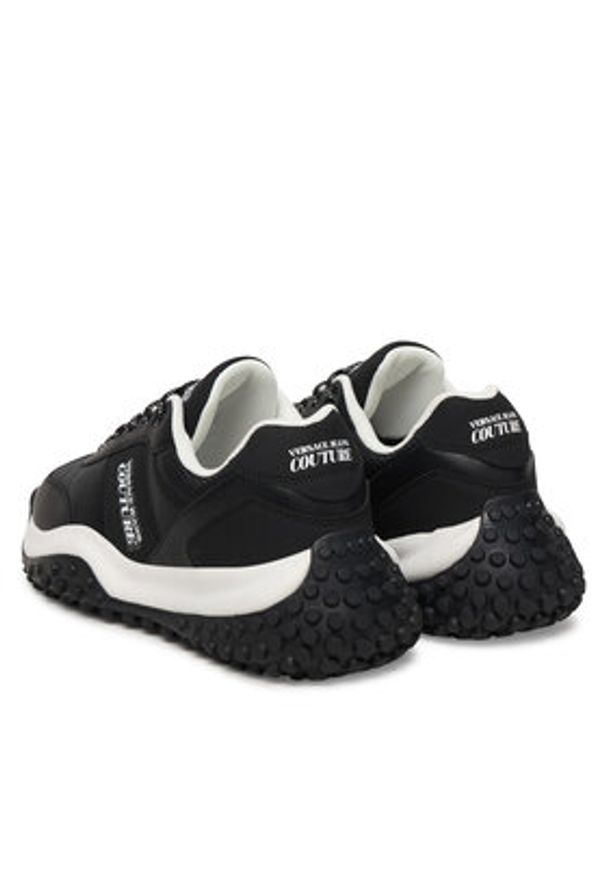 Versace Jeans Couture Sneakersy 80YA3SN4 Czarny. Kolor: czarny. Materiał: skóra