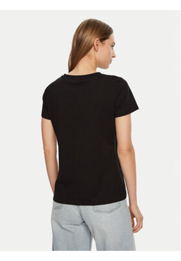 Guess T-Shirt V5RI16 J1314 Czarny Shirt Fit. Kolor: czarny. Materiał: bawełna