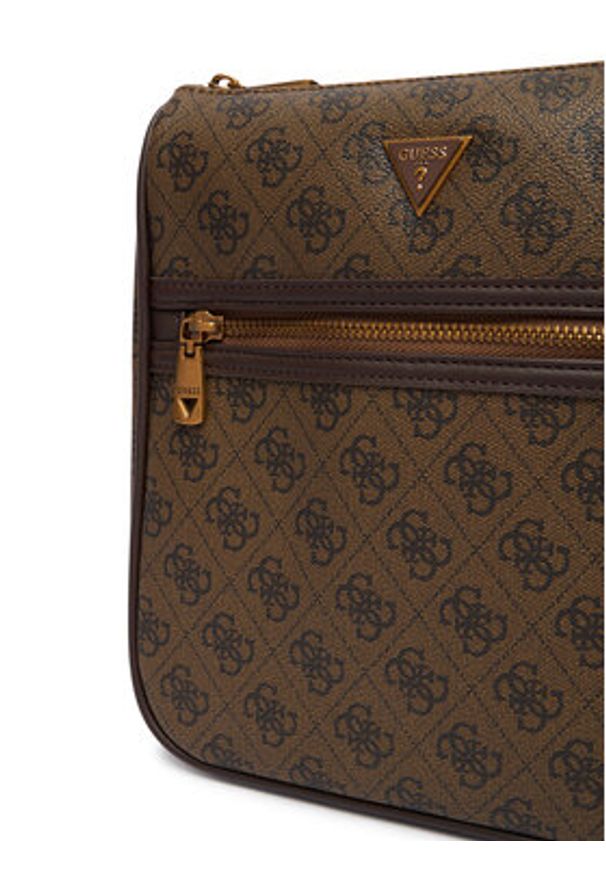 Guess Saszetka HMMILO P5417 Brązowy. Kolor: brązowy. Materiał: skóra