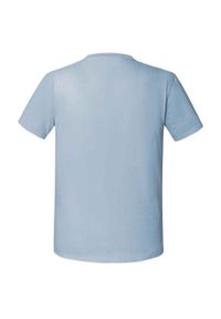 FRUIT OF THE LOOM - Męska Koszulka Iconic 195 Z Bawełny Premium Ringspun. Kolor: niebieski. Materiał: bawełna. Sport: turystyka piesza #2