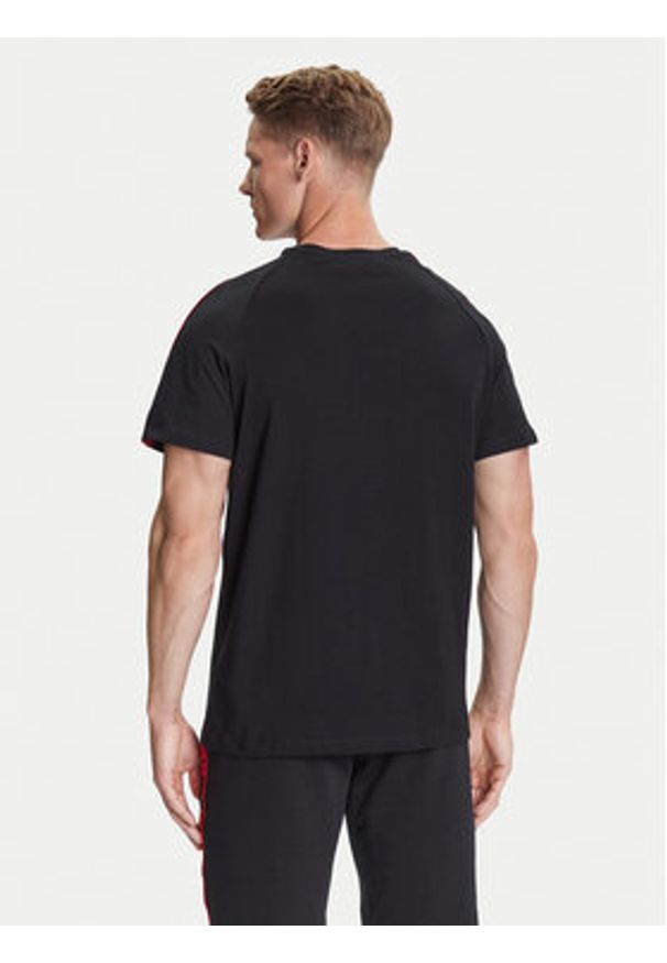 Hugo - HUGO T-Shirt Liam 50540912 Czarny Regular Fit. Kolor: czarny. Materiał: bawełna