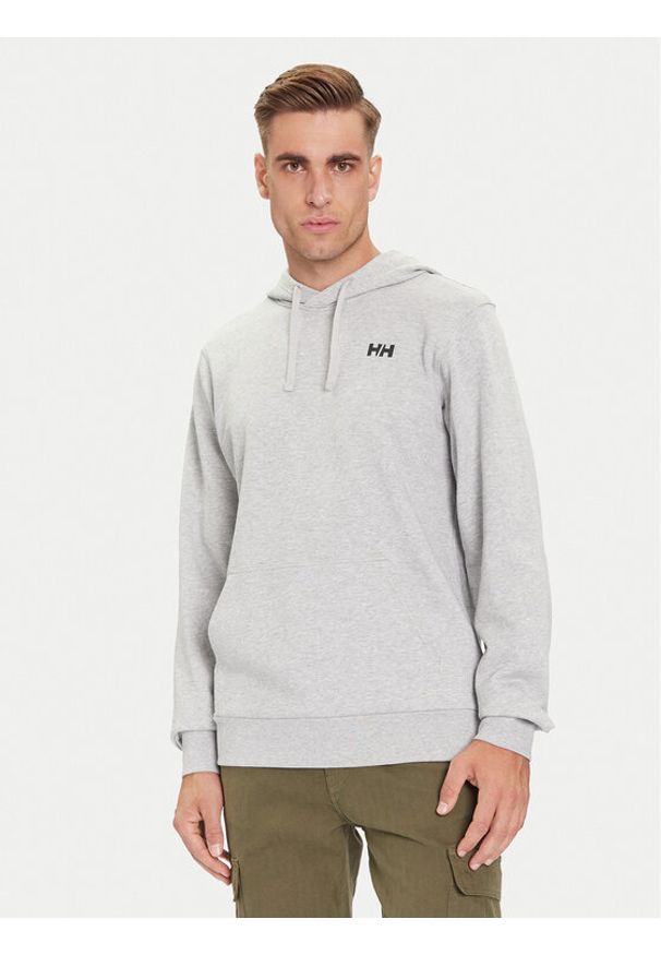 Helly Hansen Bluza Core Graphic 54524 Szary Regular Fit. Kolor: szary. Materiał: bawełna