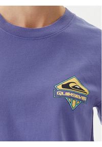 Quiksilver T-Shirt EQWZT03181 Fioletowy Relaxed Fit. Kolor: fioletowy. Materiał: bawełna #4