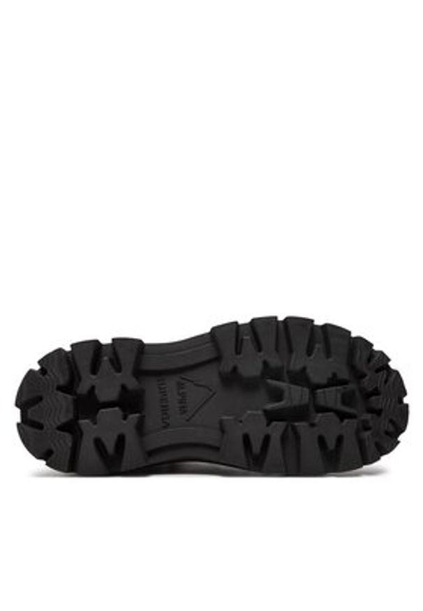 Superga Trapery Alpina Apex High 3051 S1171QW Czarny. Kolor: czarny. Materiał: materiał