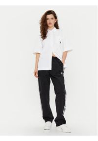 Adidas - adidas Koszula Essentials Ripstop JD1504 Biały Loose Fit. Kolor: biały. Materiał: syntetyk #5