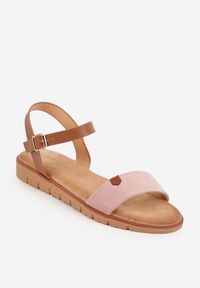 Renee - Różowe Sandały VICES w Stylu Basic z Paskiem z Klamerką Loretha. Okazja: na co dzień. Zapięcie: pasek. Kolor: różowy. Styl: casual, street #3