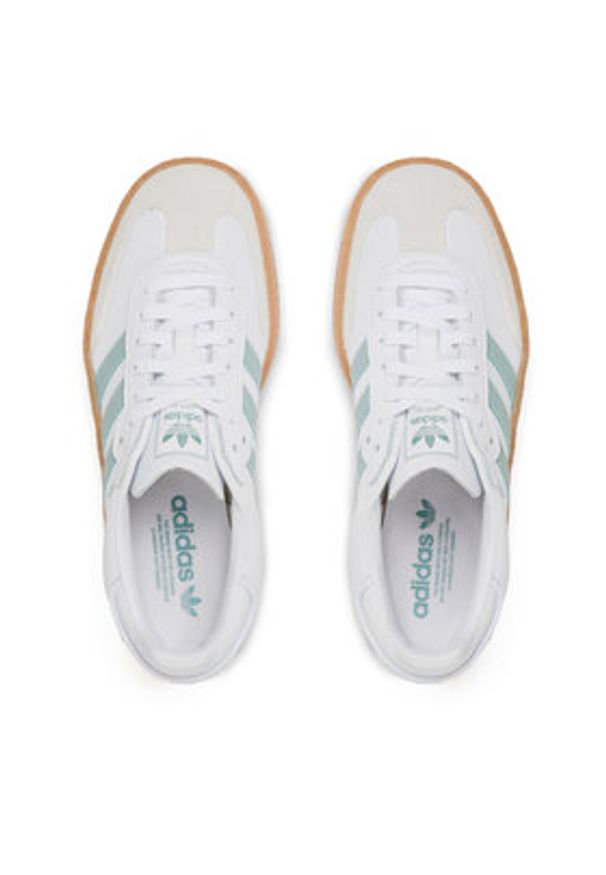 Adidas - adidas Sneakersy Sambae JP5609 Biały. Kolor: biały. Materiał: skóra