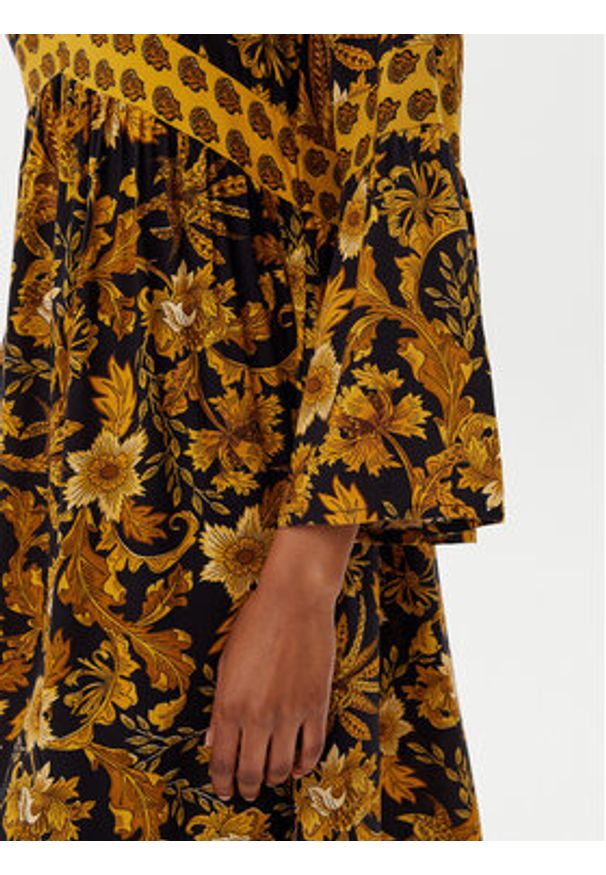 SELMARK - Selmark Sukienka letnia BM298 Czarny Relaxed Fit. Kolor: czarny. Materiał: wiskoza. Sezon: lato