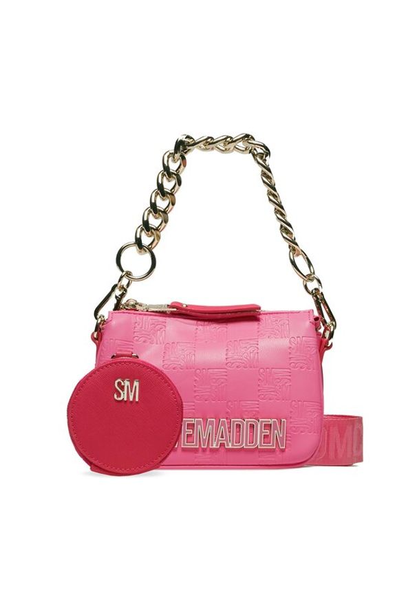 Steve Madden Torebka Bminiroy SM13001086-PNK Różowy. Kolor: różowy. Materiał: skórzane