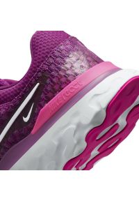 Buty Nike React Infinity Run Flyknit 3 W DD3024-500 fioletowe. Kolor: fioletowy. Materiał: syntetyk. Szerokość cholewki: normalna. Sport: bieganie #6