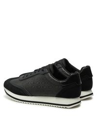 Calvin Klein Sneakersy Runner Lace Up - Mono Mix HW0HW02294 Czarny. Kolor: czarny. Materiał: skóra #7