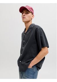 Jack & Jones Koszula Breeze 12288594 Czarny Relaxed Fit. Kolor: czarny. Materiał: bawełna #4