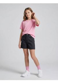 Sinsay - Szorty jeansowe - czarny. Kolor: czarny. Materiał: jeans