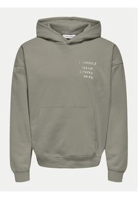 Only & Sons Bluza Aaron 22032544 Szary Oversize. Kolor: szary. Materiał: bawełna #4