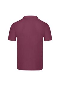 FRUIT OF THE LOOM - Oryginalna Koszulka Polo Dla Dorosłych Unisex. Typ kołnierza: polo. Kolor: czerwony, brązowy, wielokolorowy