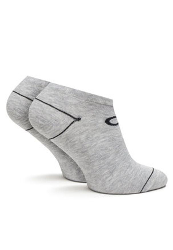 Calvin Klein Zestaw 2 par stopek damskich 701218779 Szary. Kolor: szary. Materiał: materiał, bawełna