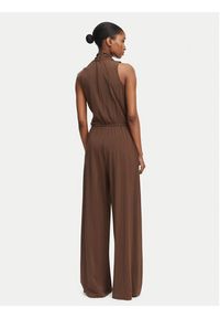 Weekend Max Mara Kombinezon Tropico 2615641012 Brązowy ciemny Regular Fit. Kolor: brązowy. Materiał: wiskoza #3